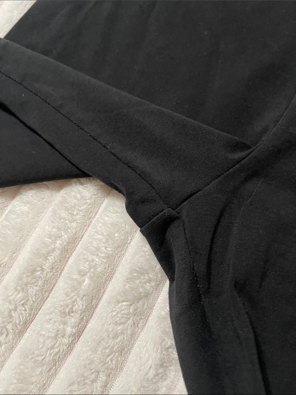 Nike Black Mid-Length Performance Bike Shorts with White Swoosh | Size XL - Picture 3 of 6
